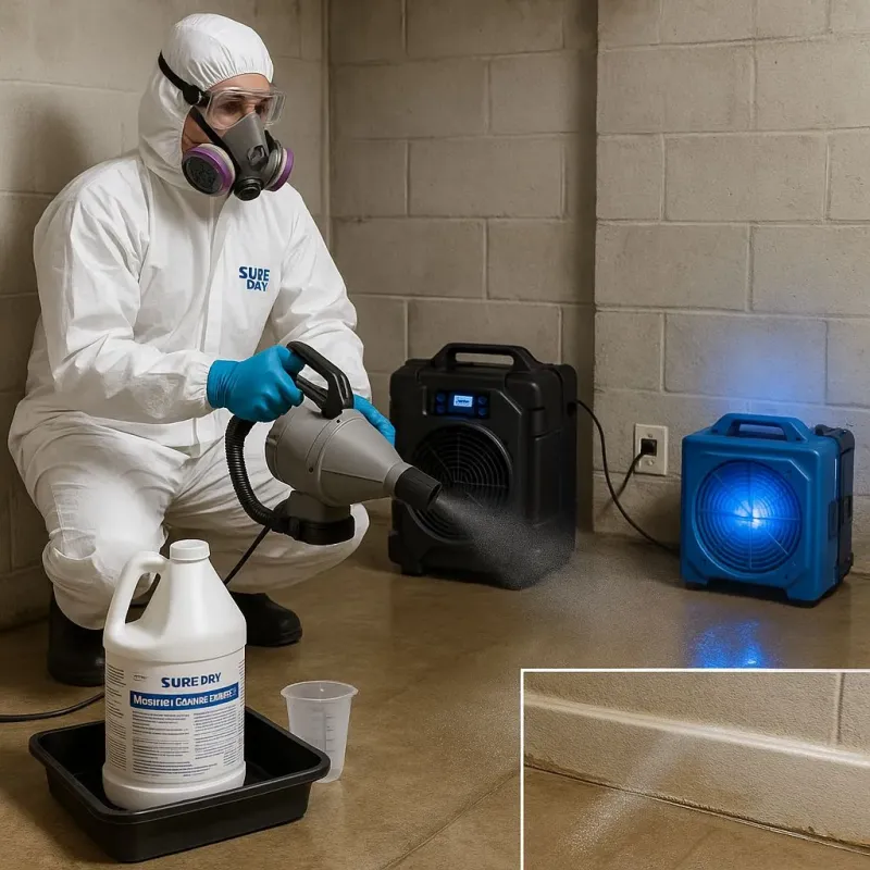Sanitization and Odor Removal process in Sorrento, LA